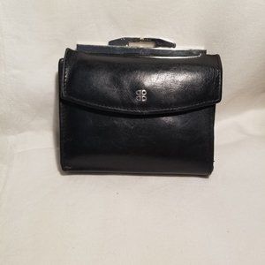 Bosca Black Leather Bi-fold Wallet